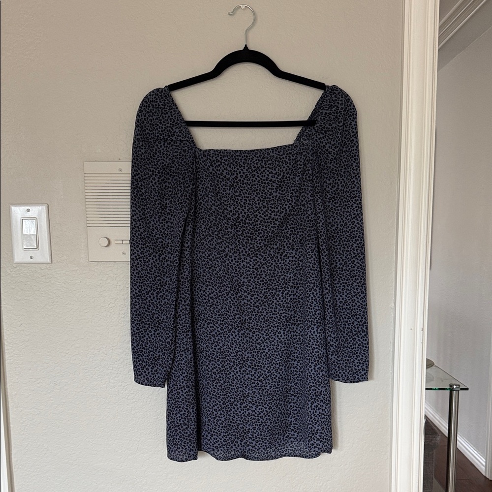Abercrombie & Fitch Navy and Black Long Sleeve Dress